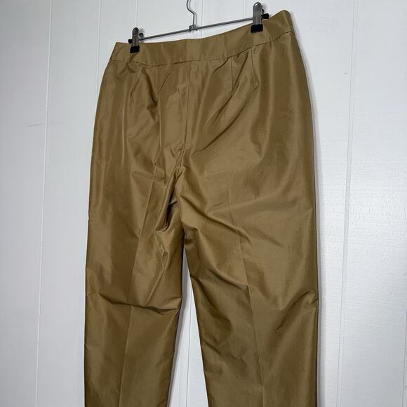 Talbots Women’s Signature Pants Straight Leg Cotton Silk Blend Size 10 NWT - Picture 4 of 6